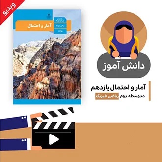 آموزش درس (آشنایی با مبانی ریاضیات بخش سوم) کتاب آمار و احتمال یازدهم متوسطه به صورت فایل انیمیشن